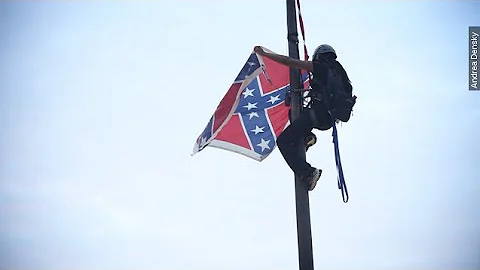 Updated: Woman Arrested Removing Confederate Flag From S.C. Capitol  - Newsy