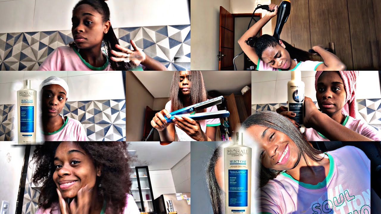 Progressiva da Prohall  Select one  no cabelo crespo 4c 😍🧖🏾‍♀️￼￼￼