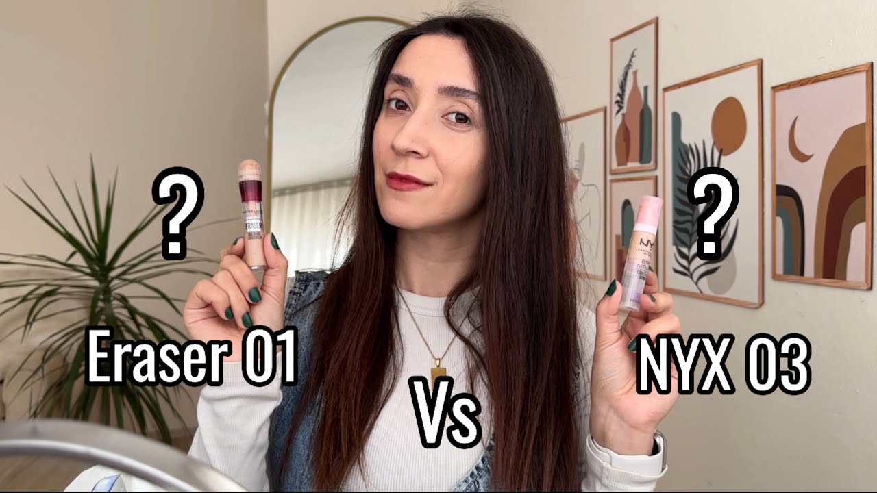 MAYBELLİNE ERASER | VS | NYX BARE WİTH ME | KAPATICI İNCELEMESİ |
