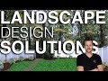 Landscaping along a fencebobby k designs
