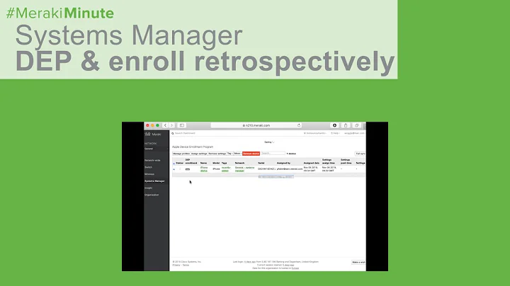 Retrospectively add devices to Apple’s Device Enrollment Program and to enroll using Systems Manager