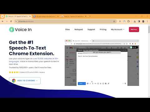 Voice In dictation demo in Canva