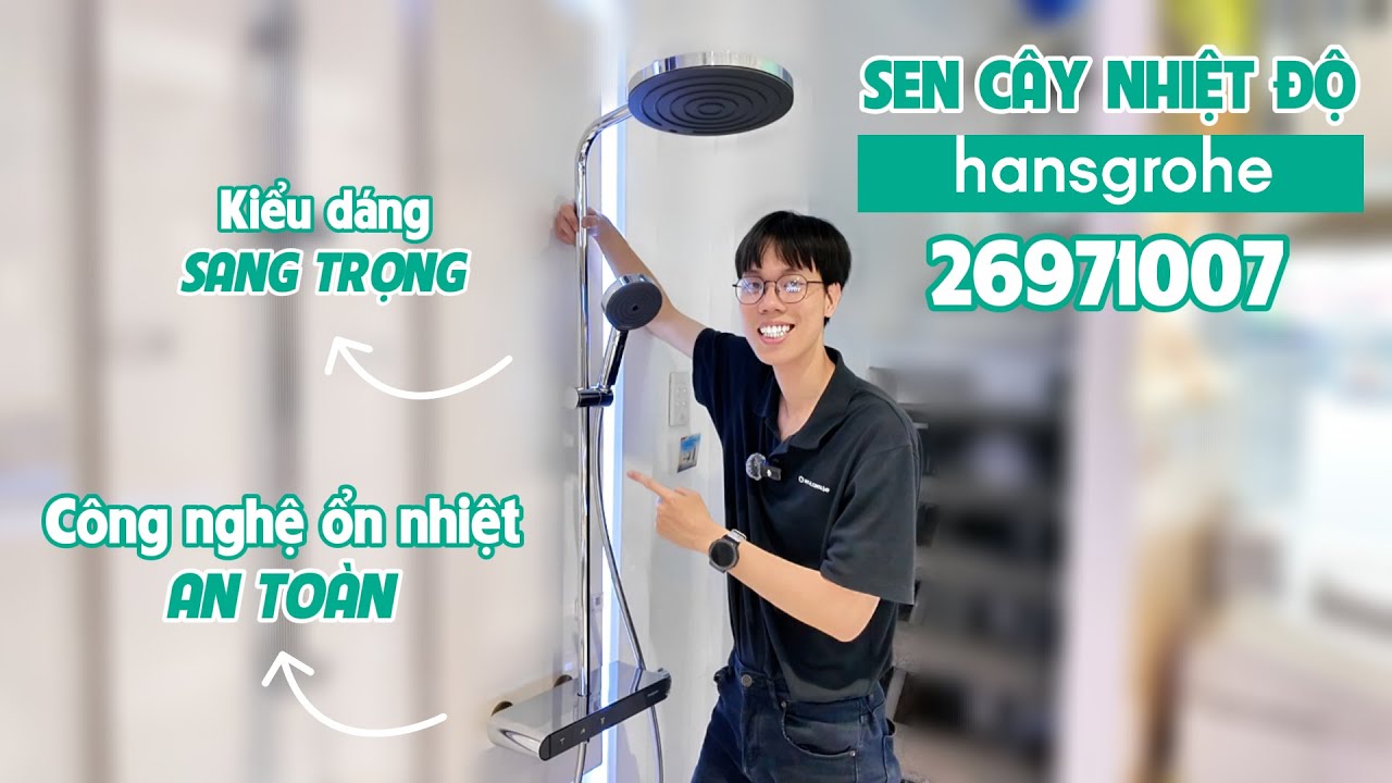 Sen cây nhiệt độ Hansgrohe 26971007 Pulsify S 260