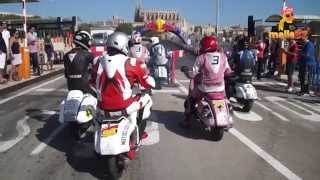 Vespa Rennen beim Palma Kart Cup 2014