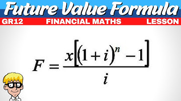 Future Value Grade 12 | Introduction