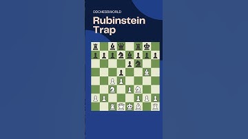 Rubinstein Trap  #chessgame #chess #chesstactics #chesstricks #chesscom #chessopenings