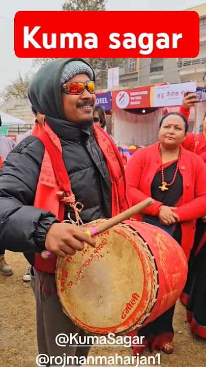 Kuma sagar at damauli #shortvideo #shortsfeed #kumasagar gaijatra sound #newariculture