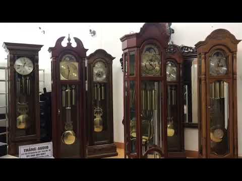 Video Đồng hồ cây Mỹ tân cổ điển nhập khẩu chuông cơ âm hay - youtube