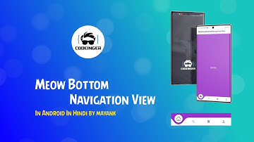 Meow bottom navigation view in android 2021