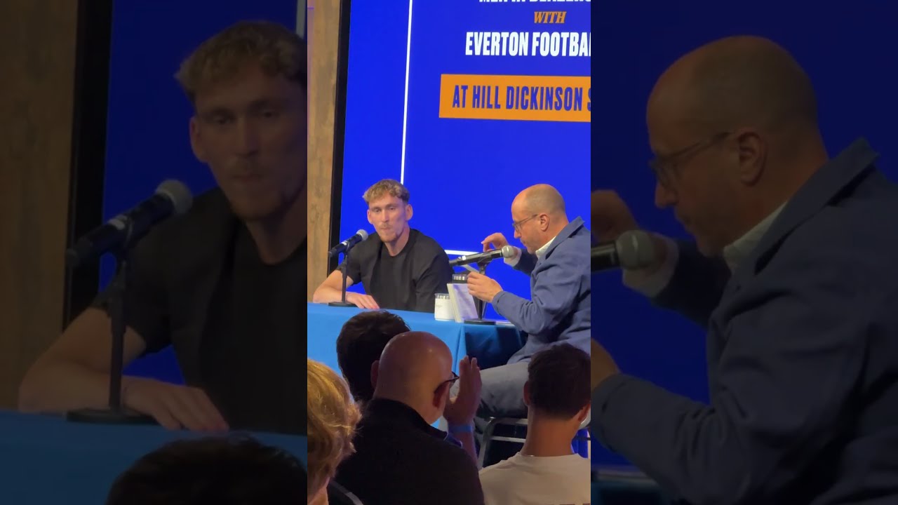 “He was their BEST player that season… I’m hoping he can do it in blue.” 🗣️ #everton