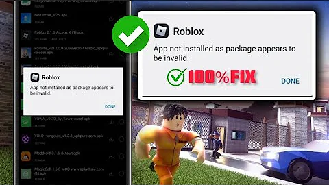 How To Fix Roblox App Is Not Installed As The Package Appears To Be Invalid  On Android.