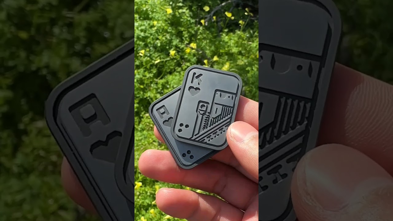 Laitie x Urban EDC Shuffle with exclusive Seigaiha engraving 