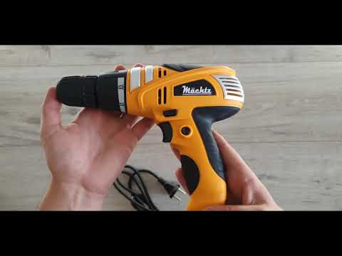 Шуруповерт електричний 650 Вт Mächtz MED-650 0-750 об хв 18 Нм Патрон 10 мм, видео 1