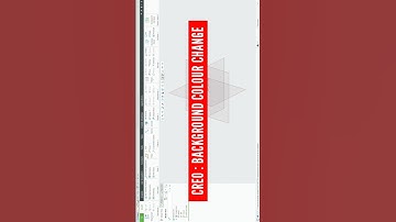 how to change background color in creo | background color change in creo #creo #creotutorial