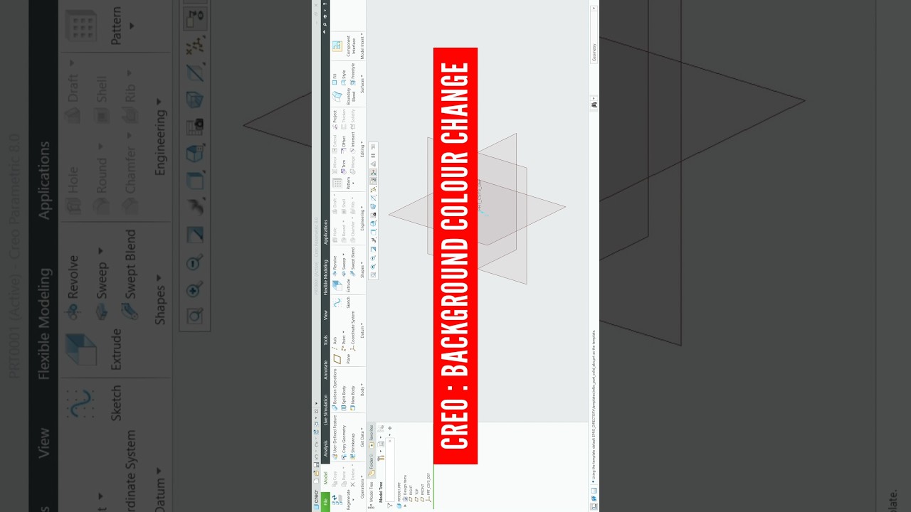 how to change background color in creo | background color change in creo 