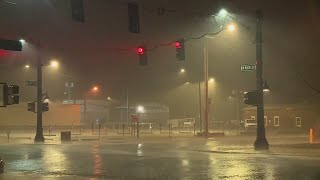 Wind, rain and hail shoot through St. Clair County in a hurry