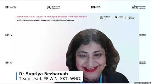 EPI-WIN: Global Update on COVID-19: managing the risks from new variants (English)
