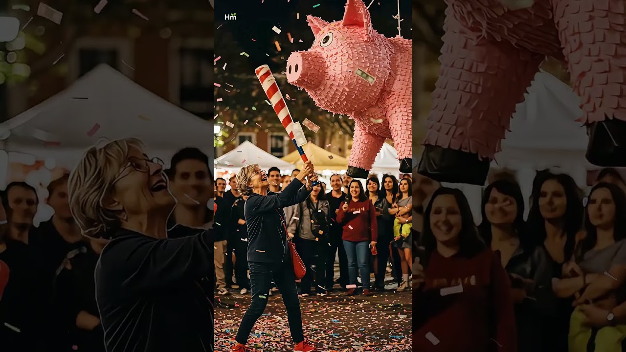 (Money Luck)Catch the lucky pink pig 