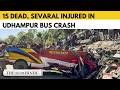 Udhampur bus crash: 15 killed, several injured after vehicle loses control in J&amp;K