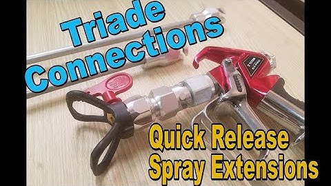 Tool Review - Triade Connections Quick Release Spray Extensions for Painting