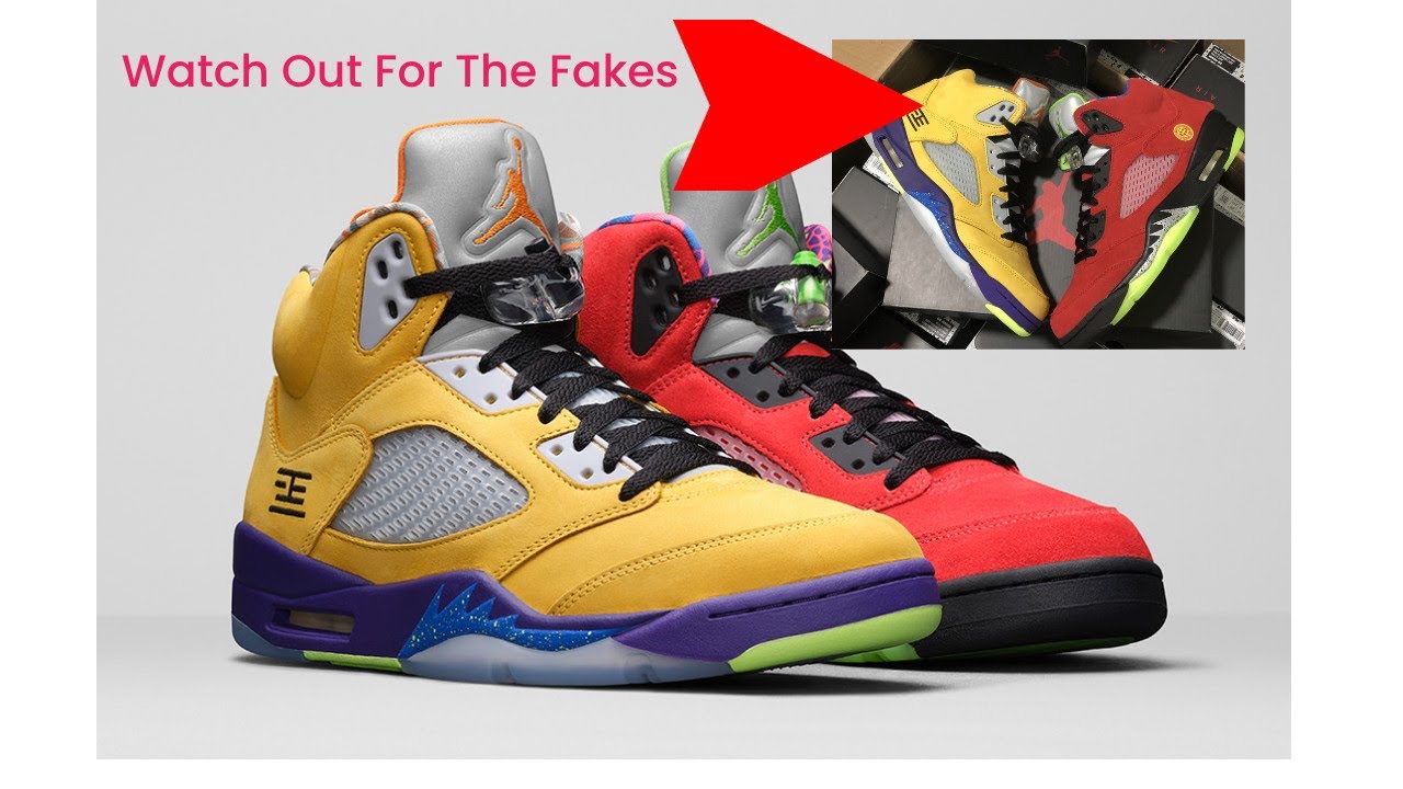 how to know if jordan 5 are fake