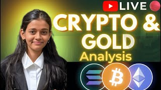 Crypto and Gold Live Analysis | Crypto Gold Learning 18 June #bitcoin #crypto #live #shorts