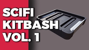 Scifi Kitbash Vol. 1 [064] | Texturing Framing Components in Substance Painter | Design L