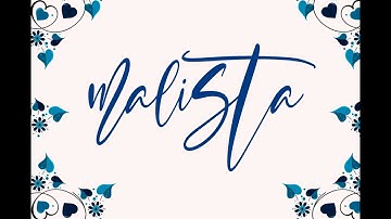 Malista Font Download