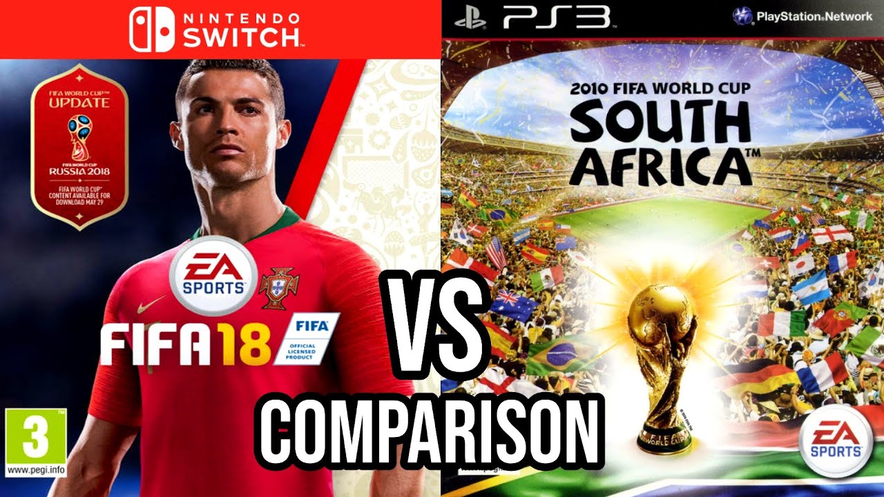 FIFA World Cup 2018 Nintendo Swtich Vs 2010 PS3