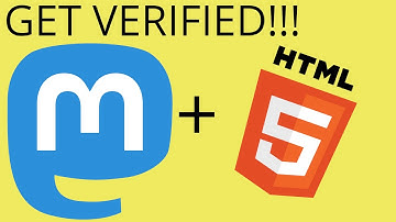 Get verified on Mastodon using HTML
