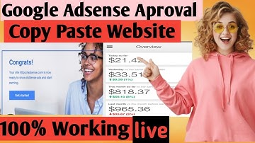 100% AdSense Approval on Copy Paste Website || 2 Secret Methods for AdSense Approval #adsense