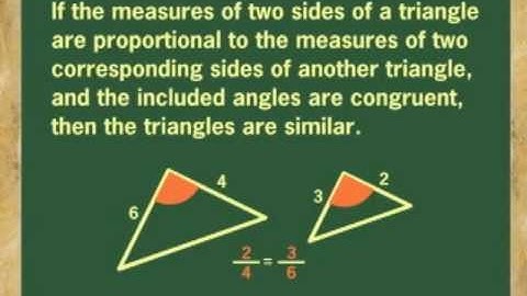SIMILARITY: POSTULATES AND THEOREMS