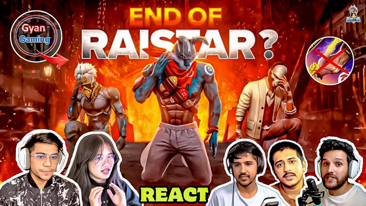 FF Creator's React - On Raistar and Gyan Gaming Leaving FF !💔|| IS This The End Of Free Fire !🙏