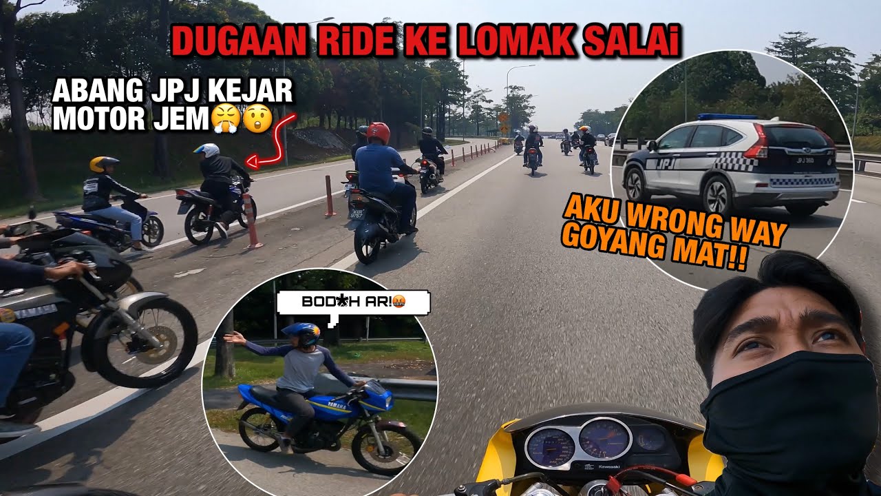 JPJ KEJAR MOTOR RXZ JEM | DUGAAN Ride Ke LOMAK SALAi