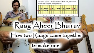 Raag Aheer Bhairav In-depth Guitar Lesson - Origins & Phrasing structure - Indian Classical Music