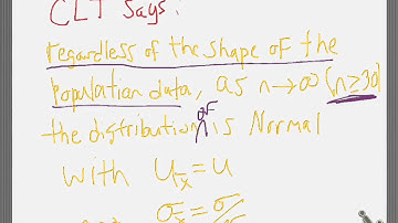 7.2 Central limit theorem