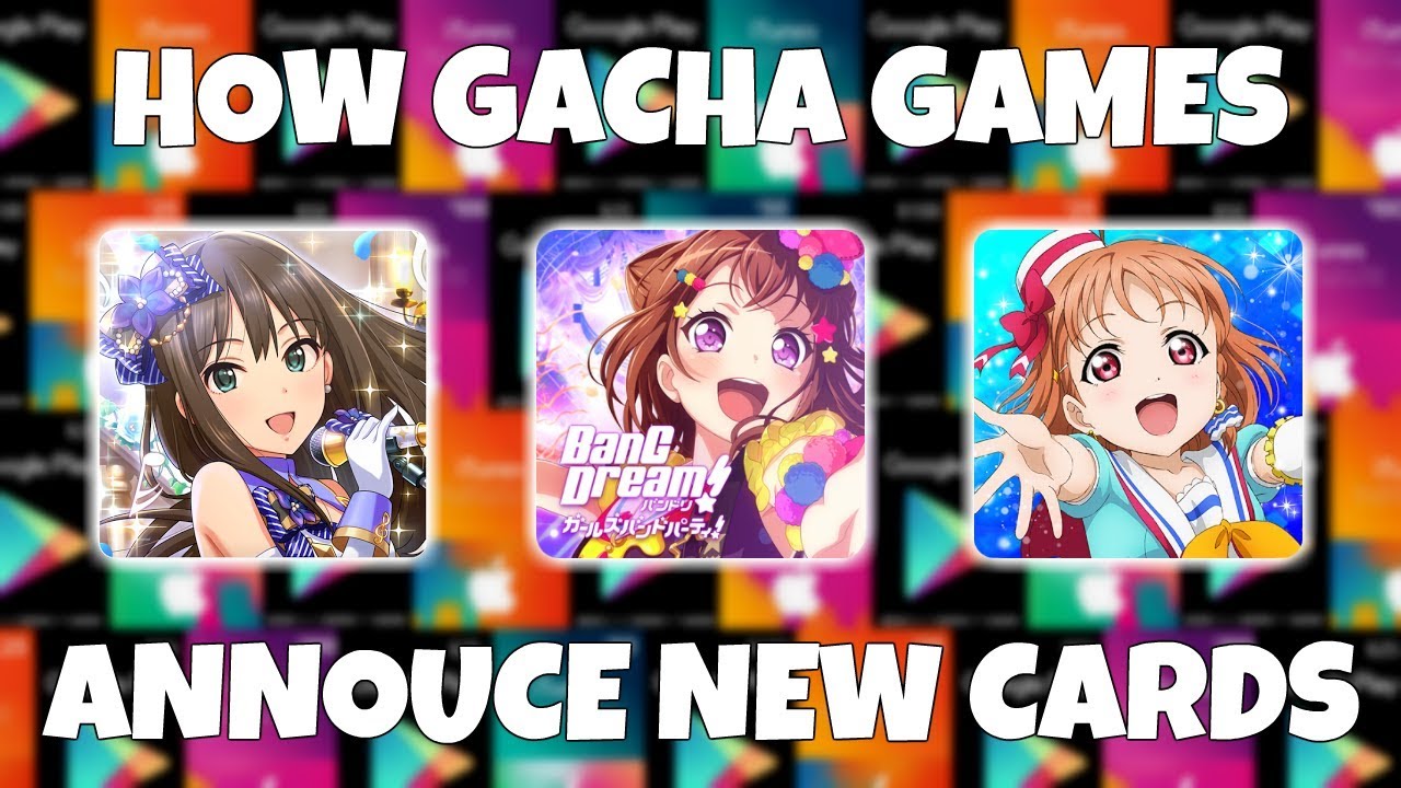 How Gacha Games Announce New Cards YouTube