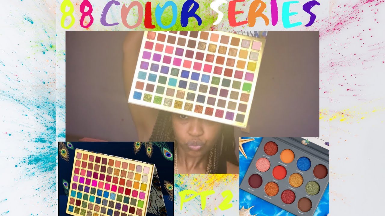 WOW 88 COLOR PALETTE FROM QING BEAUTY SHOP!!!!!!! SWATCH TEST & REVIEW