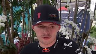 MAX VERSTAPPEN CONFIDENT Post Race Interview after Miami GP #F1 #MIAGP