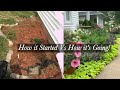 Garden bed transformation before and after  gardenaddictz
