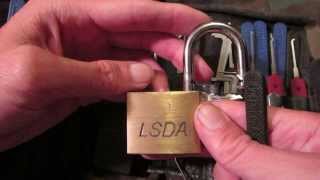 LSDA BP450 45mm Padlock Picked Open