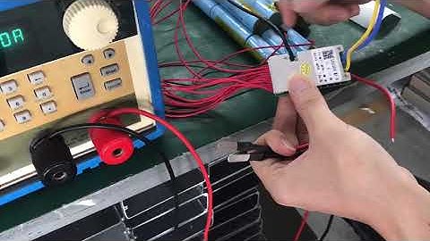 How to test the BMS  battery managerment system