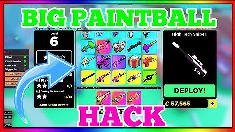 BIG PAINTBALL UNLOCK ALL GUNS SCRIPT | | PASTEBIN ( you can even get event and admin guns)