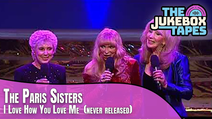 I Love How You Love Me Live version - Live performance video thumbnail