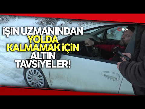 Karda yola çıkanlar bu önerilere dikkat