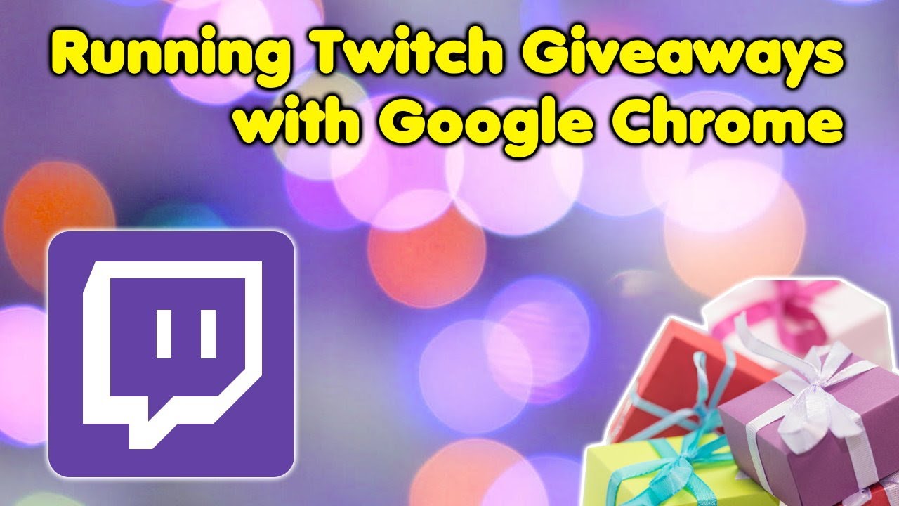 How To Run A Twitch Chat Giveaway In Chrome Youtube