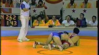 1984 Olympic Games  Freestyle Wrestling 82kg Final  Mark Schultz USA v Hideyuki Nagashima JPN