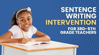 How to Reteach Writing Sentences (An Intervention for Upper Elementary and Secondary Students) by April Smith 736 views 11 months ago 10 minutes, 32 seconds