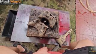 Restoration of a Muddy Xbox 360 Slim From Trash to Masterpiece