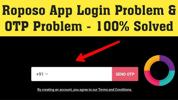 Roposo App Login Problem Solved || Roposo app OTP problem solved || Roposo app problem